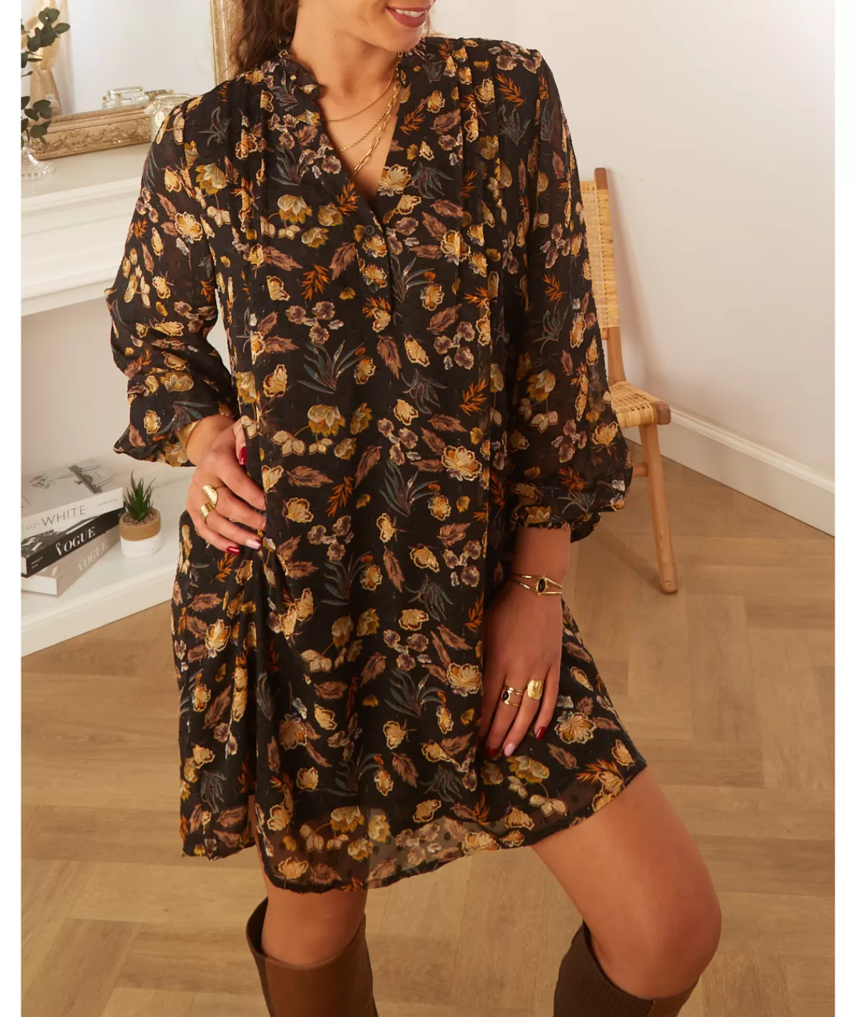 La boutique de Lilie Robes>ROBE VIRGIL Noir