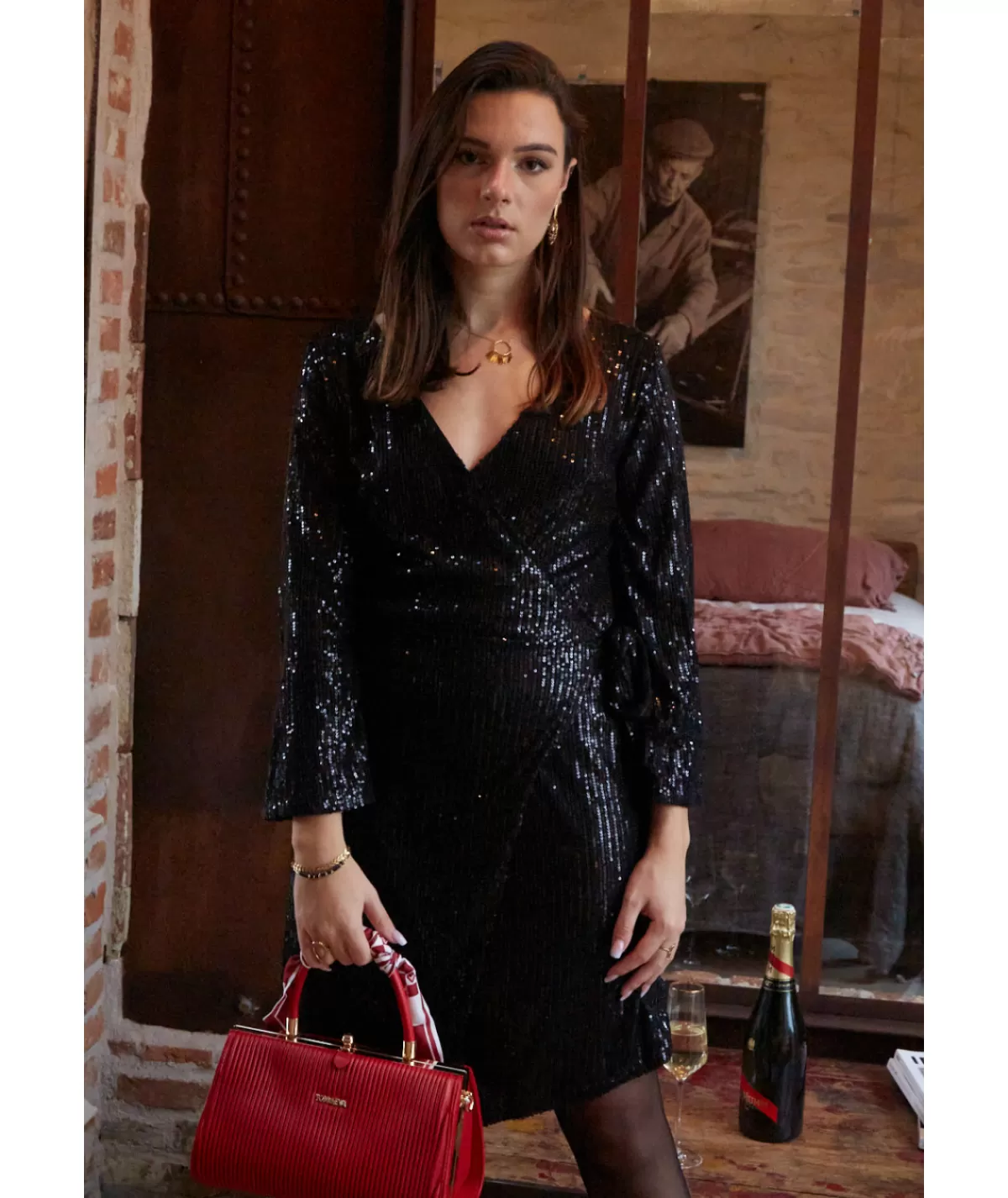 La boutique de Lilie Robes>ROBE WANDA Noir