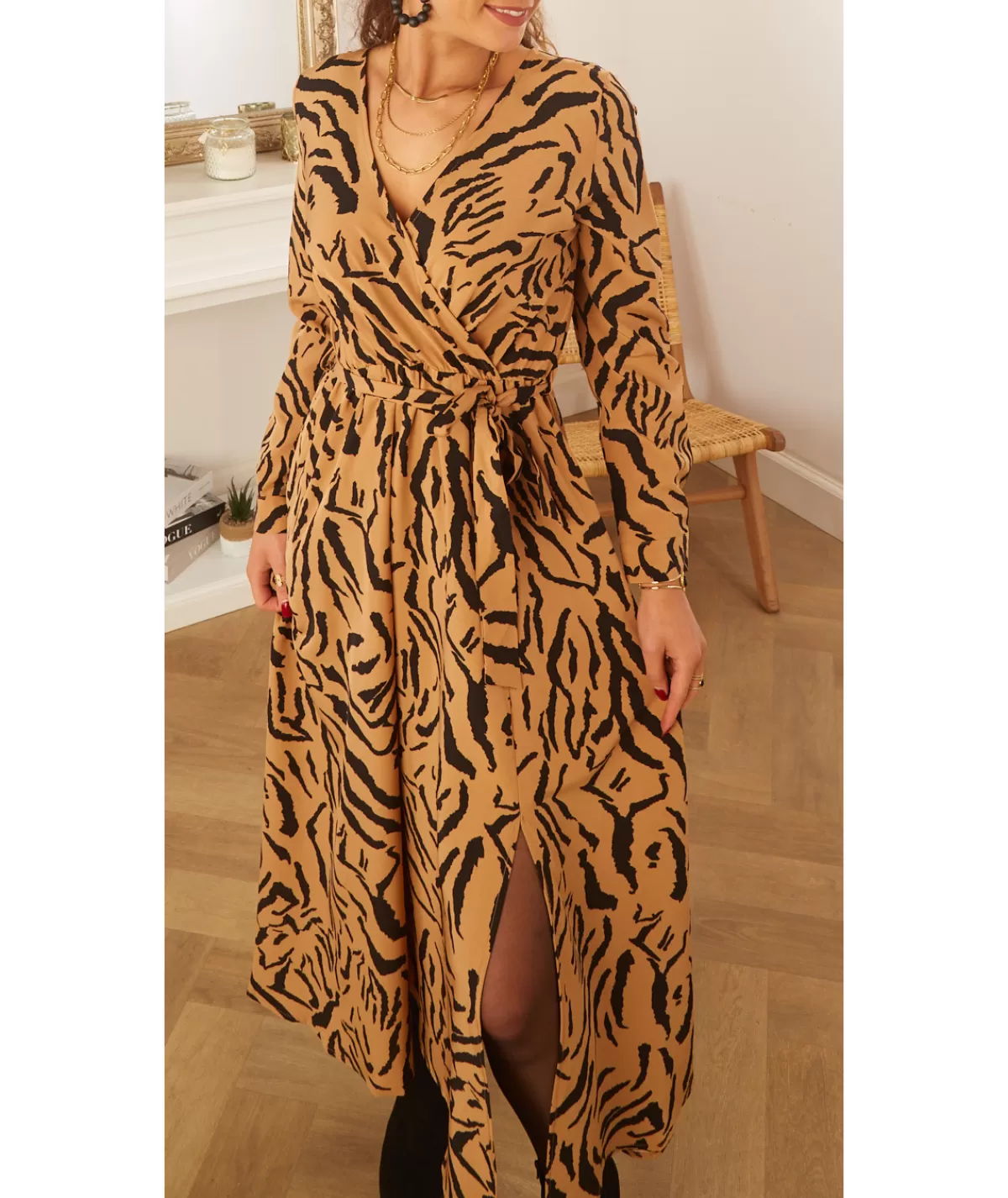 La boutique de Lilie Robes>ROBE WENDY Camel