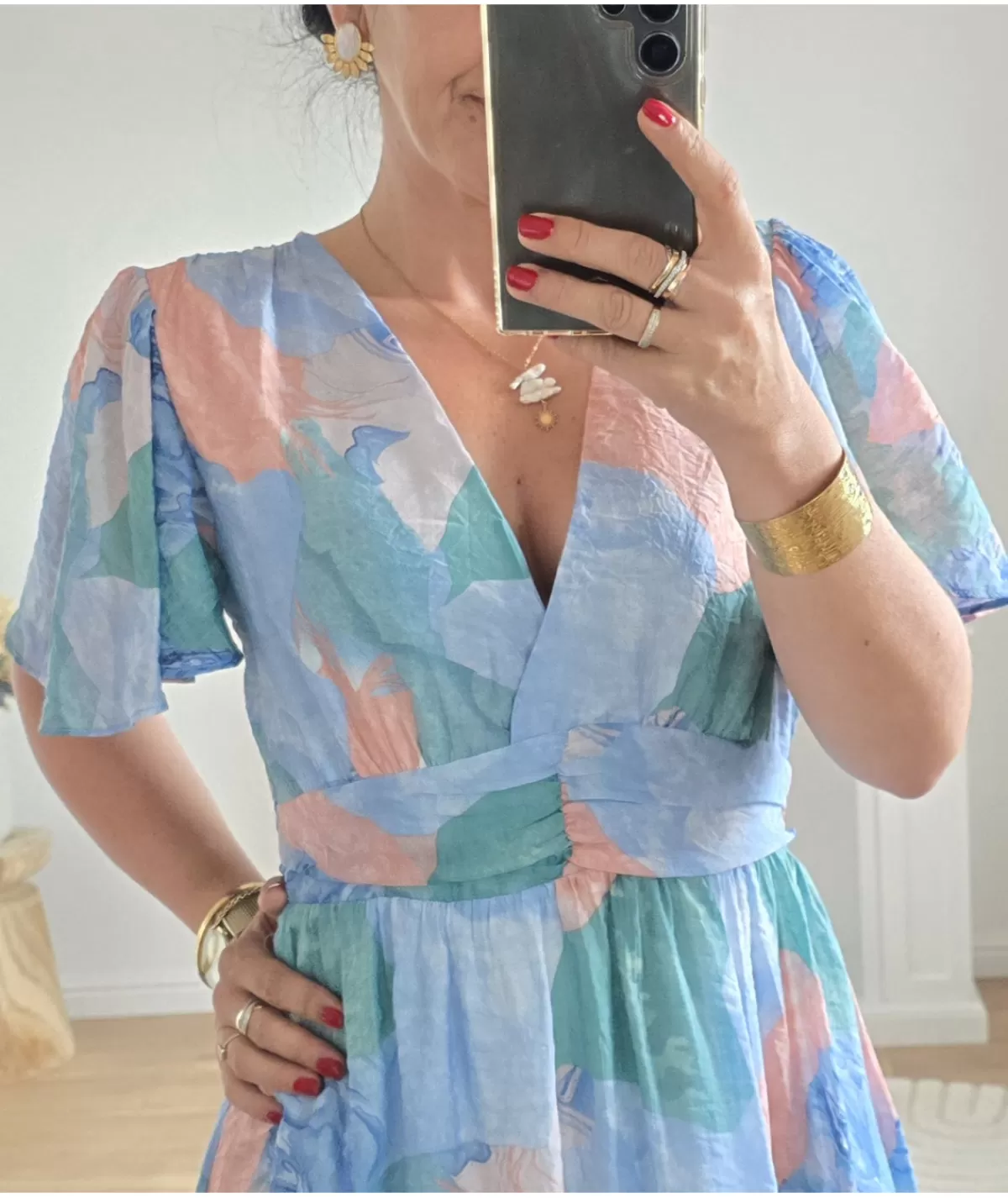 La boutique de Lilie Robes>ROBE WILLIANA Bleu