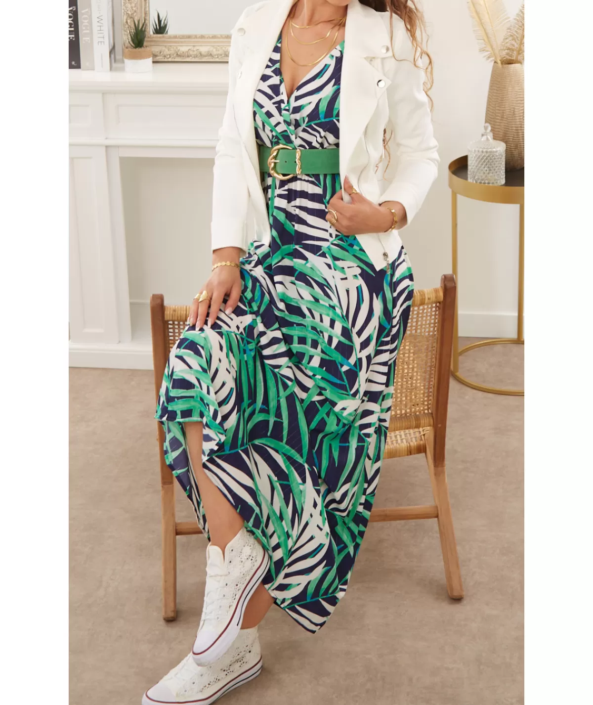 La boutique de Lilie Robes>ROBE YOLANDE Vert