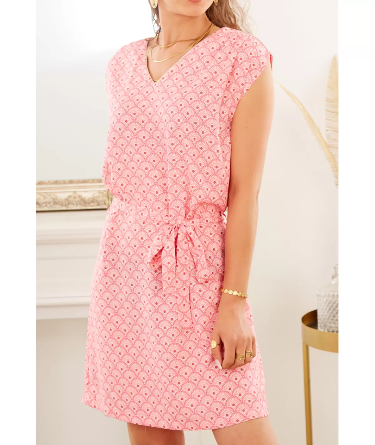 La boutique de Lilie Robes>ROBE ZELYA Rose