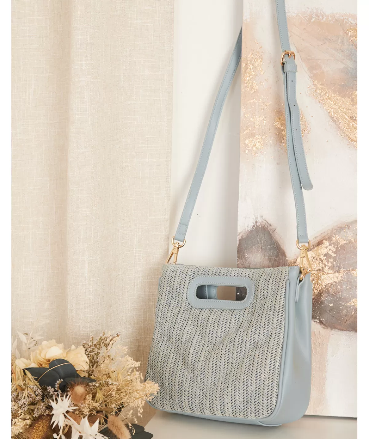 La boutique de Lilie Sacs / Idées Cadeaux>SAC AGATHE Bleu