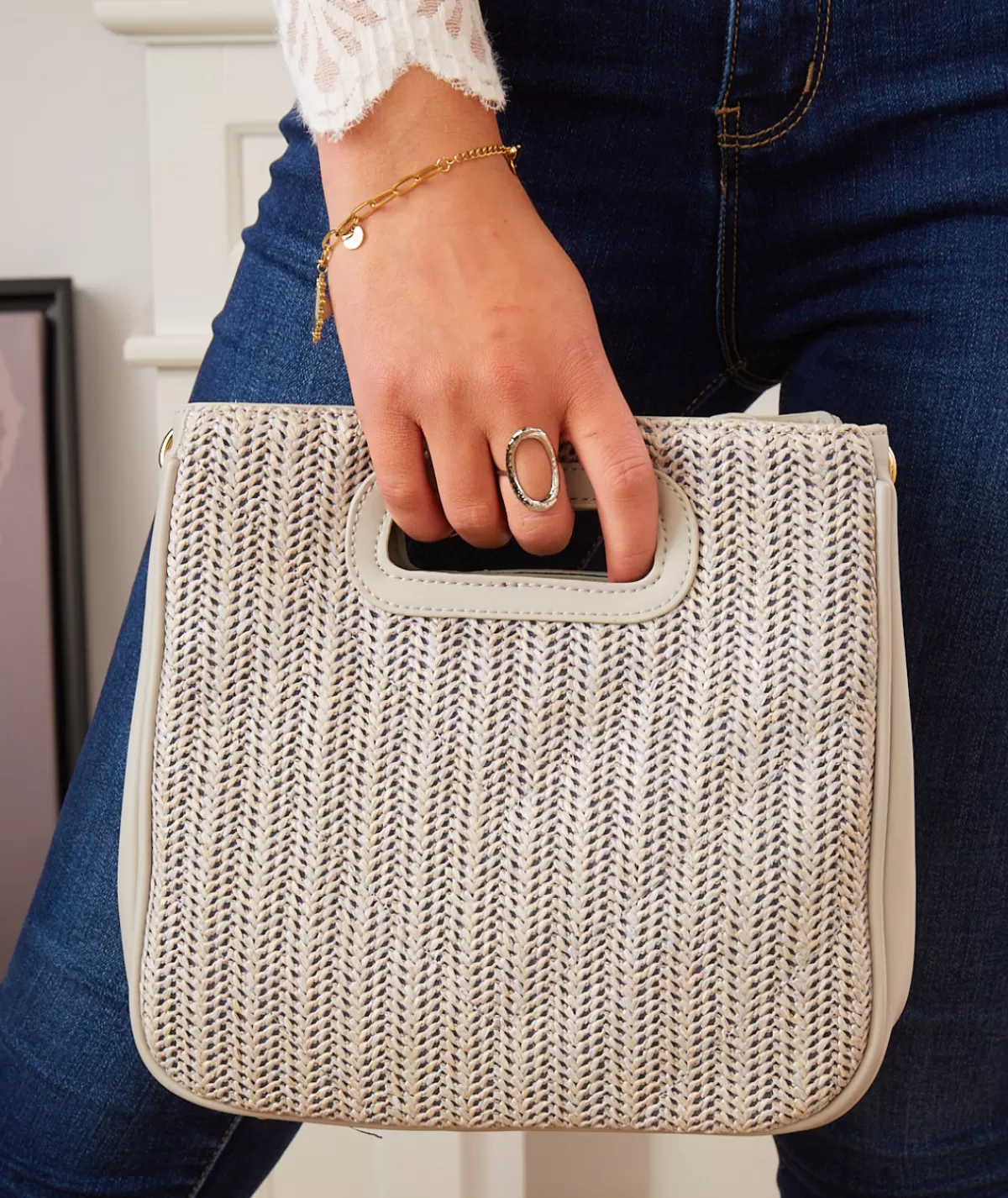 La boutique de Lilie Sacs / Idées Cadeaux>SAC AGATHE Gris