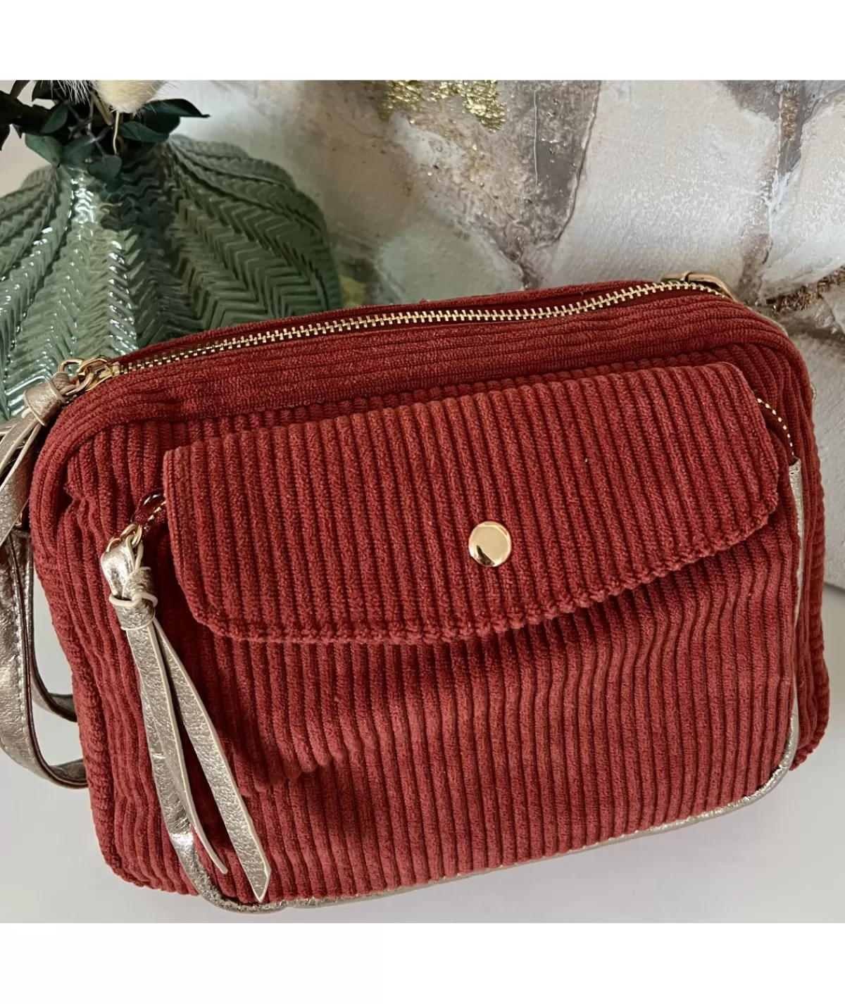 La boutique de Lilie Sacs / Idées Cadeaux>SAC ANNE CECILE Rouille