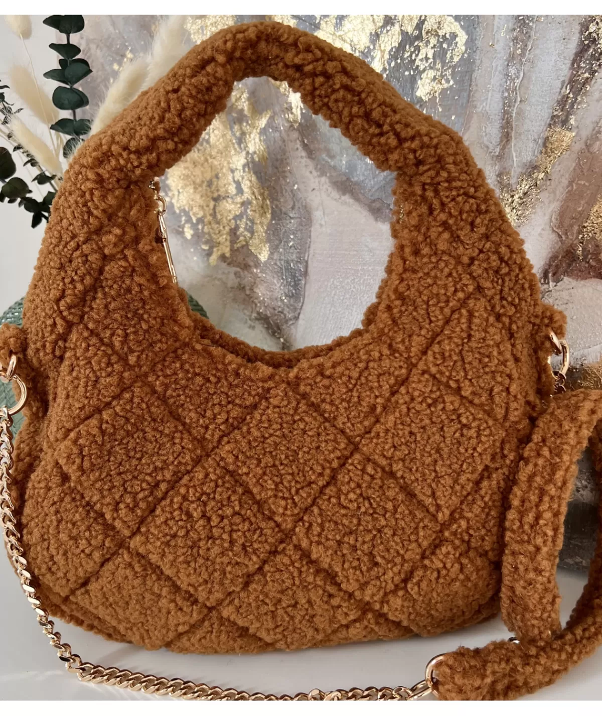 La boutique de Lilie Sacs / Idées Cadeaux>SAC FANNY Camel