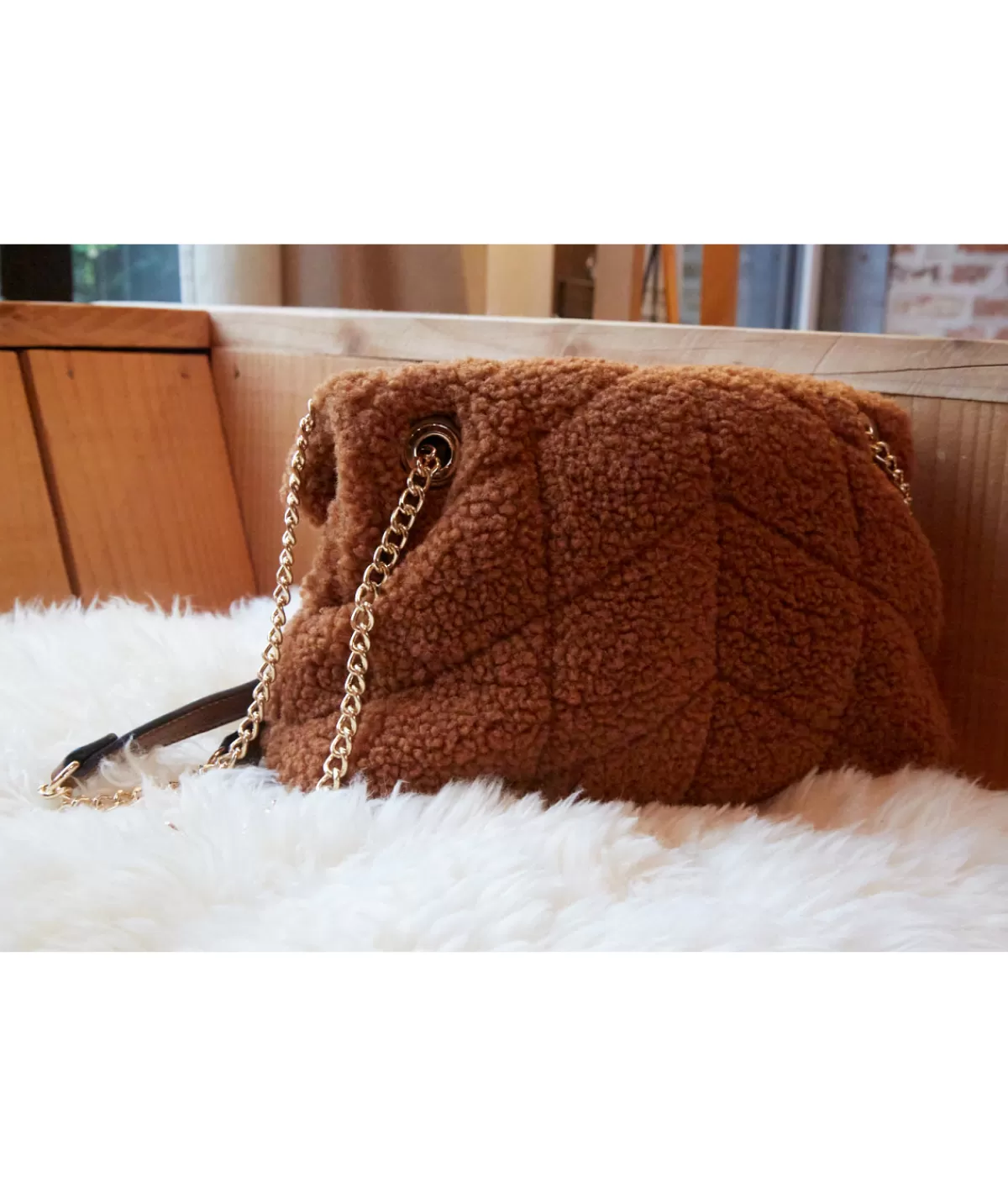 La boutique de Lilie Sacs / Idées Cadeaux>SAC LEONIA Camel