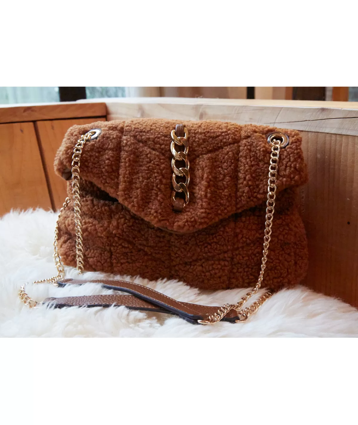 La boutique de Lilie Sacs / Idées Cadeaux>SAC LEONIA Camel
