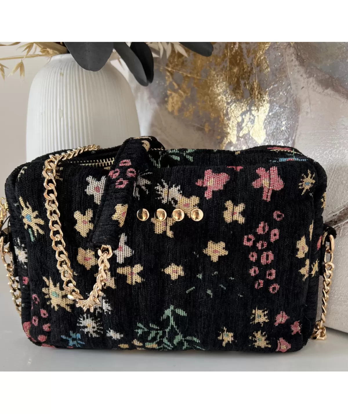 La boutique de Lilie Sacs / Idées Cadeaux>SAC SABRINA Noir