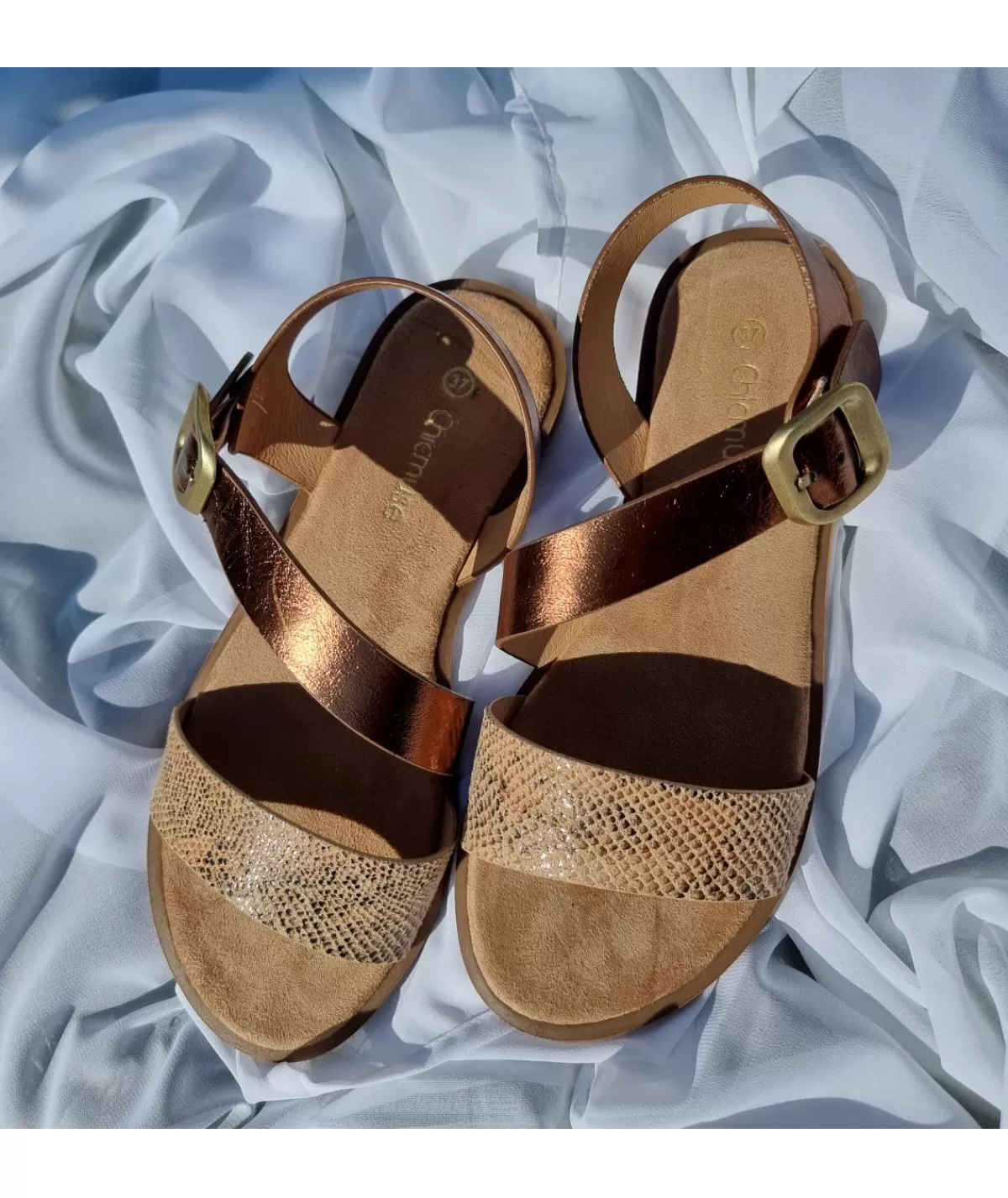 La boutique de Lilie Sandales & Espadrilles>SANDALES BRENDA Marron