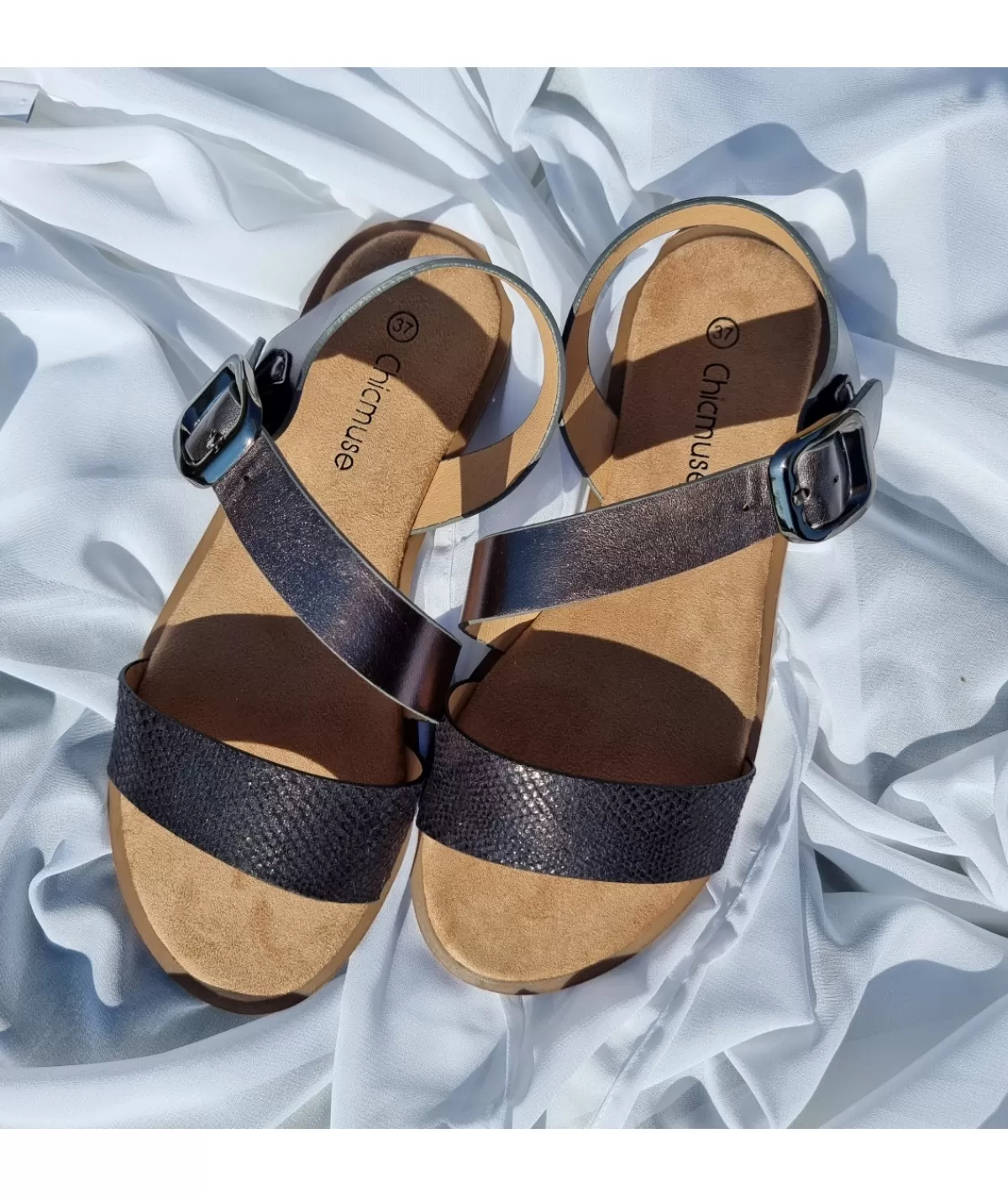 La boutique de Lilie Sandales & Espadrilles>SANDALES BRENDA Noir