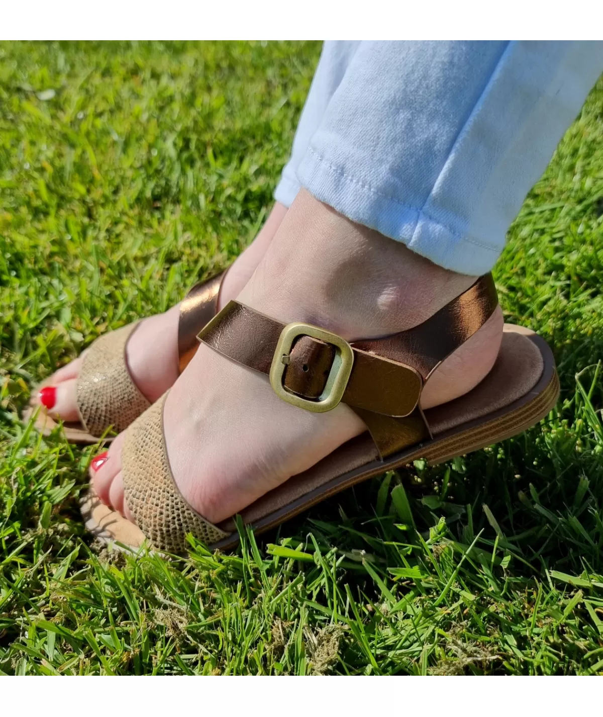 La boutique de Lilie Sandales & Espadrilles>SANDALES BRENDA Marron