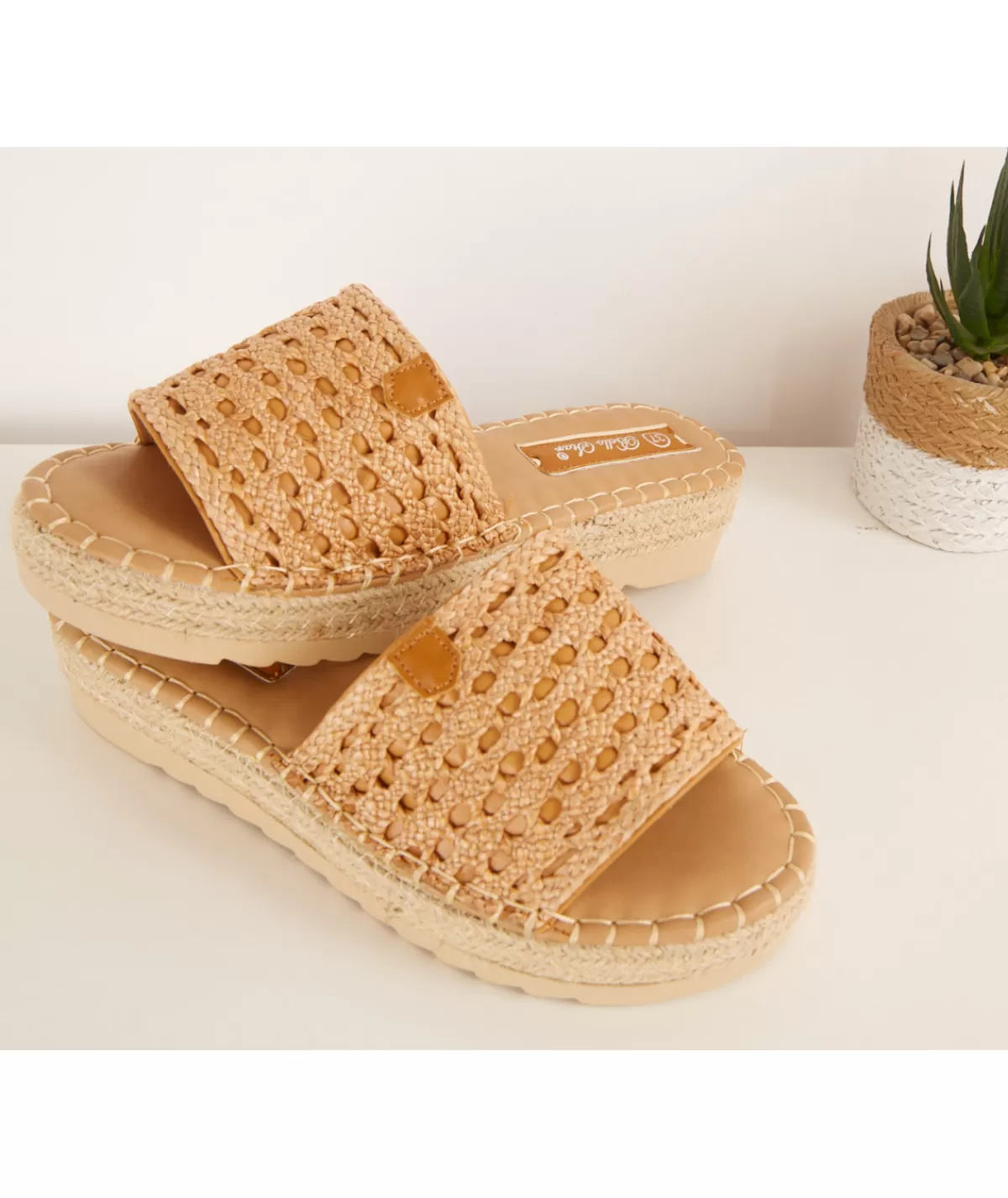 La boutique de Lilie Sandales & Espadrilles>SANDALES ISIA Camel