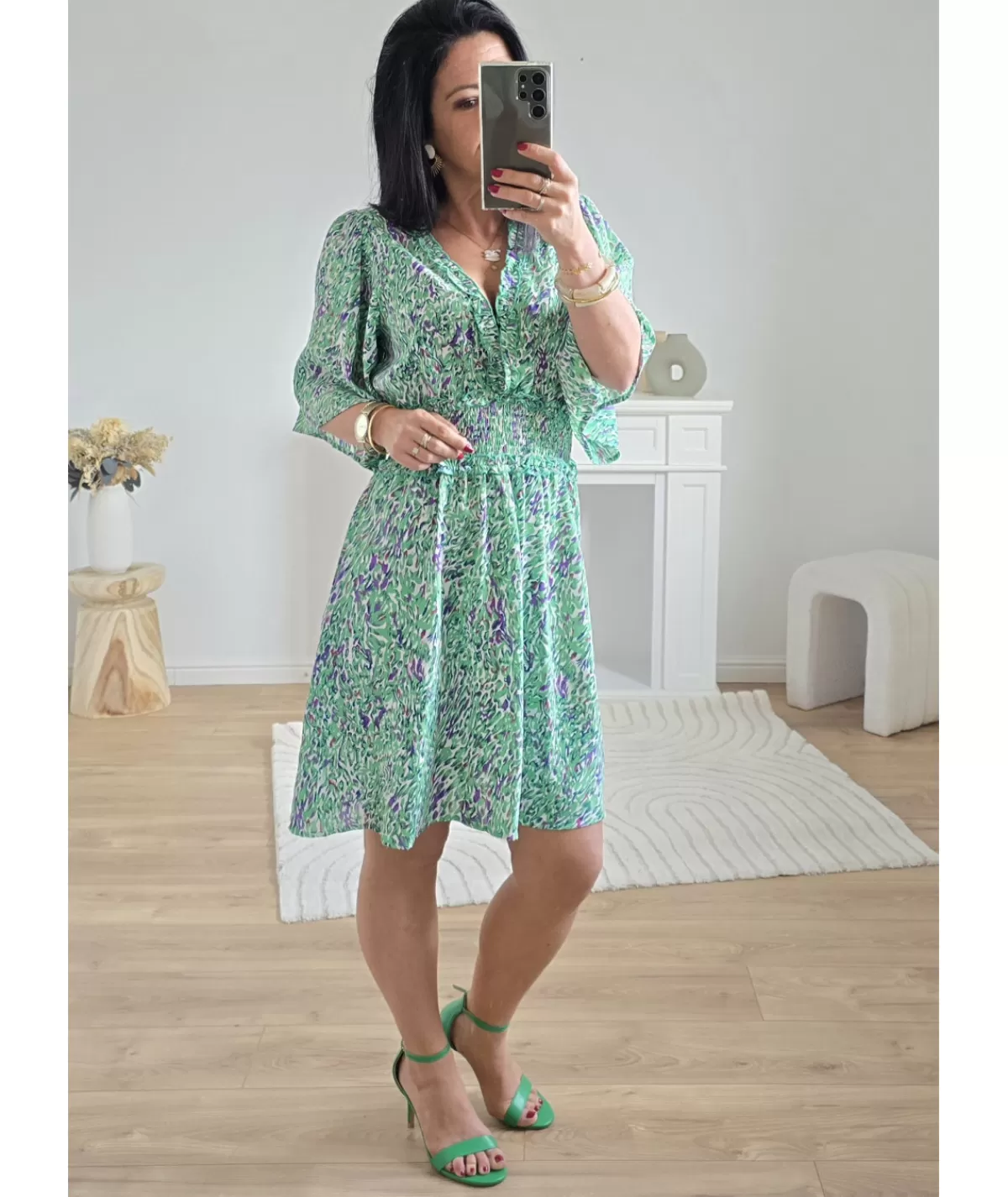 La boutique de Lilie Sandales & Espadrilles>SANDALES LYA II Vert