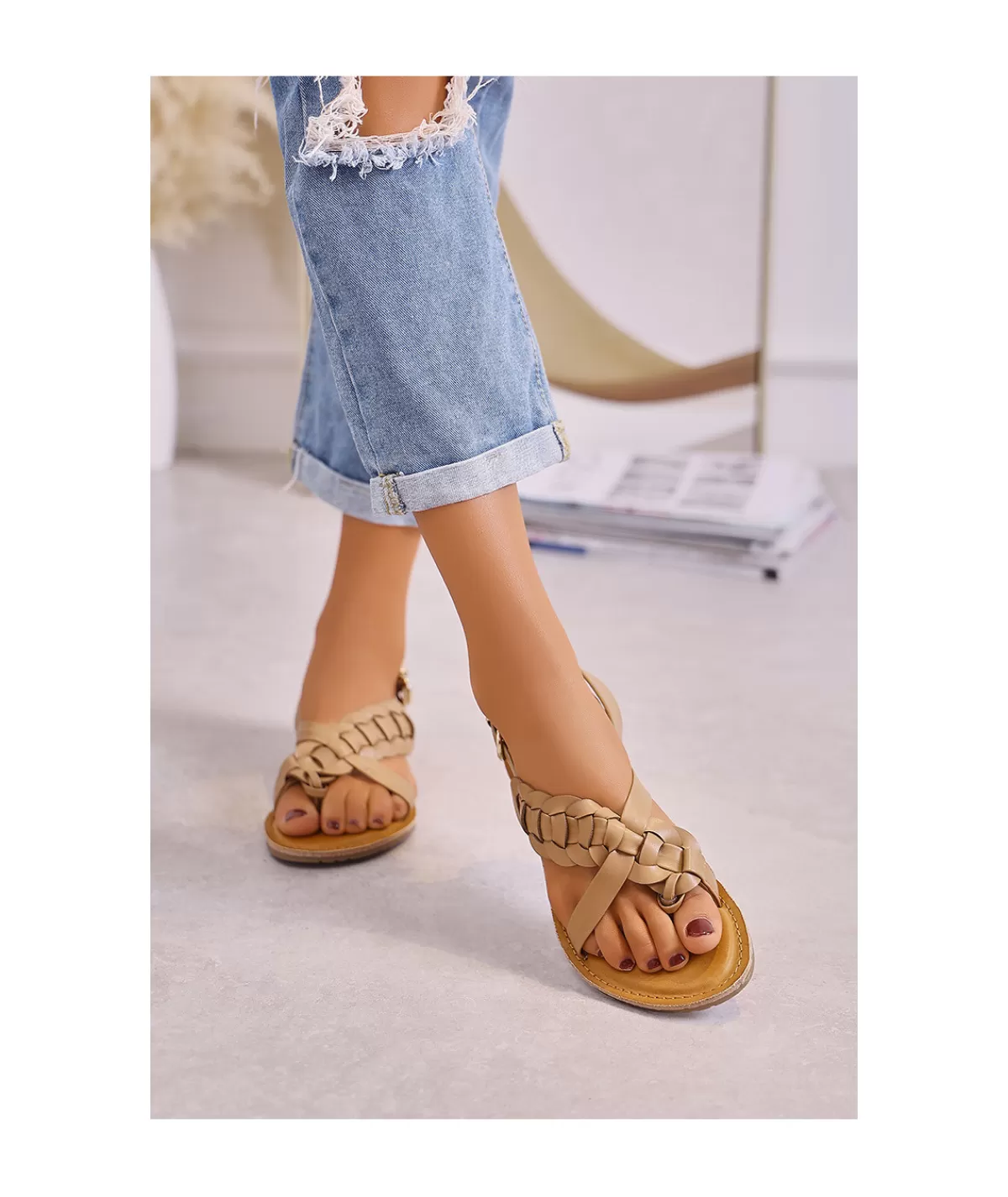 La boutique de Lilie Sandales & Espadrilles>SANDALES MARION Camel