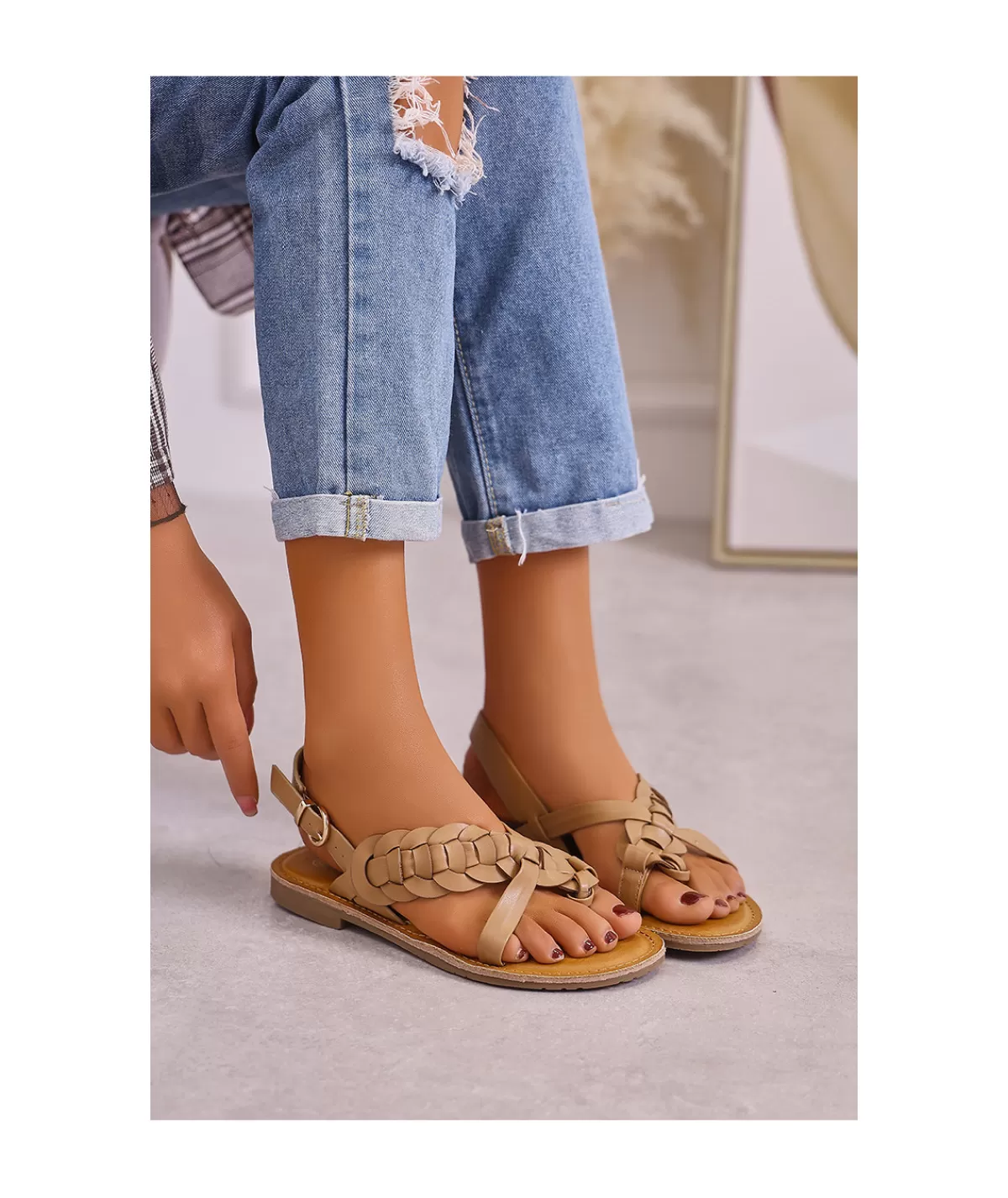 La boutique de Lilie Sandales & Espadrilles>SANDALES MARION Camel