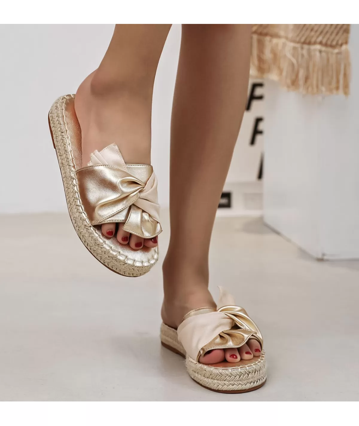 La boutique de Lilie Sandales & Espadrilles>SANDALES ORTENSIA Beige