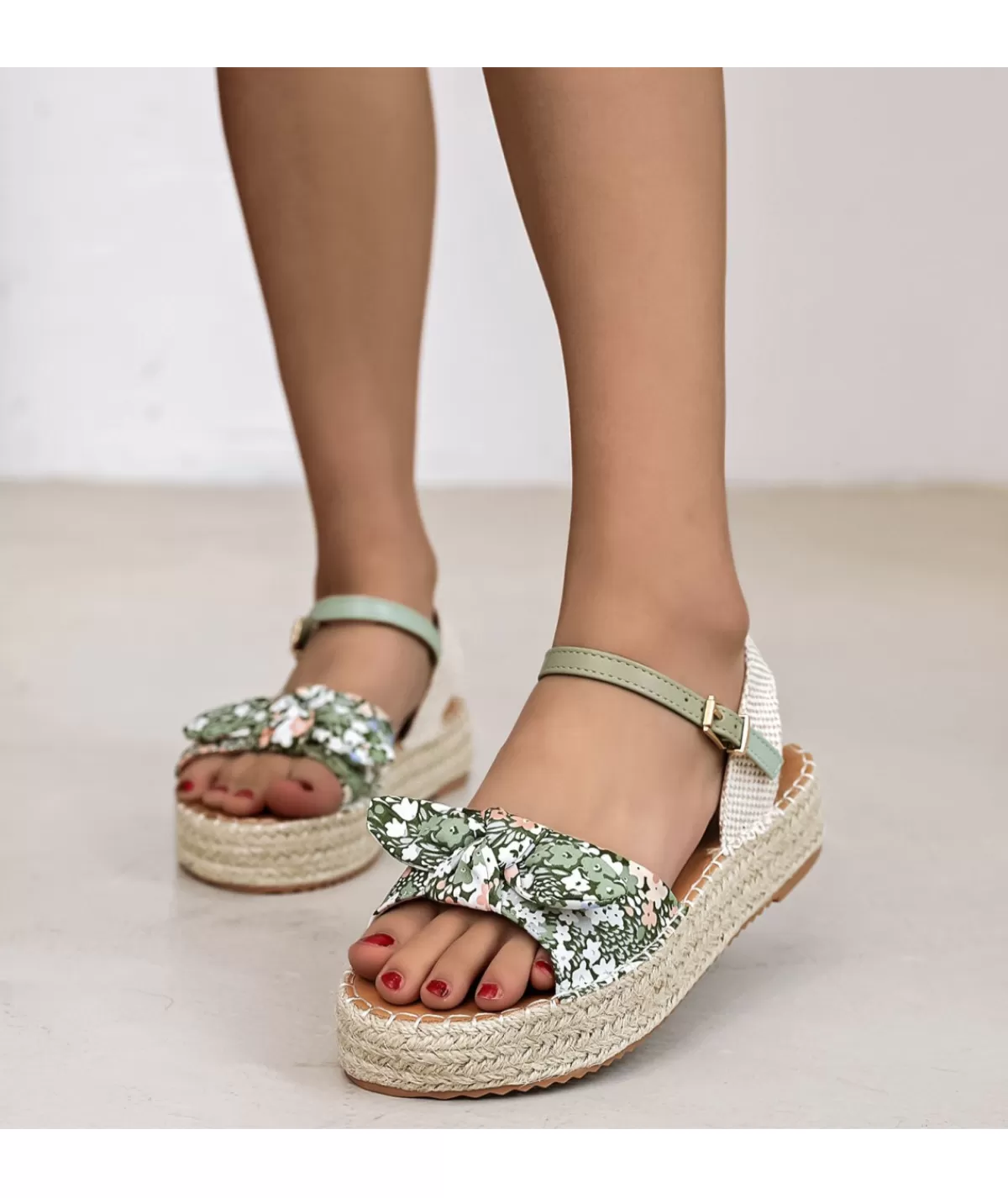La boutique de Lilie Sandales & Espadrilles>SANDALES ZOLA Vert