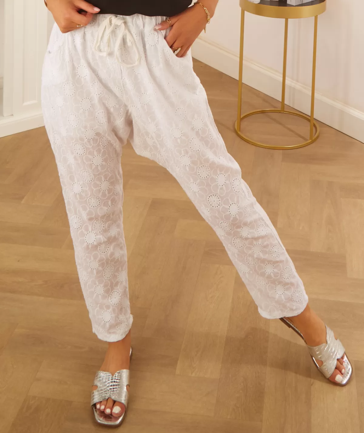 La boutique de Lilie Jeans / Pantalons>SAROUEL CHLOE Blanc