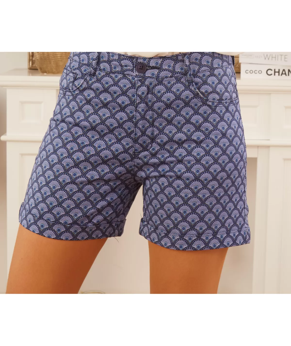 La boutique de Lilie Jupes / Shorts>SHORT GLORIA Bleu