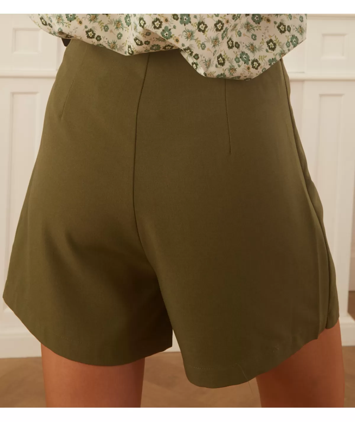 La boutique de Lilie Jupes / Shorts>SHORT JESSICA Kaki