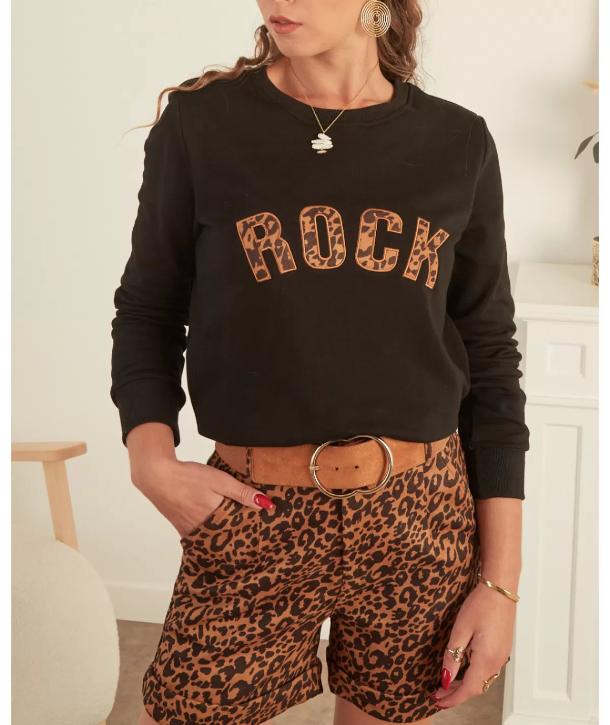 La boutique de Lilie Jupes / Shorts>SHORT LAURE Noir