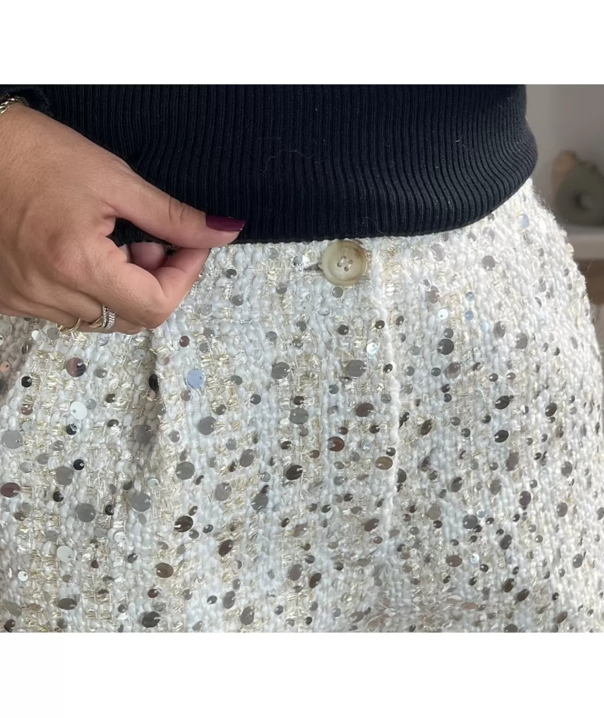 La boutique de Lilie Jupes / Shorts>SHORT LAURINE Blanc