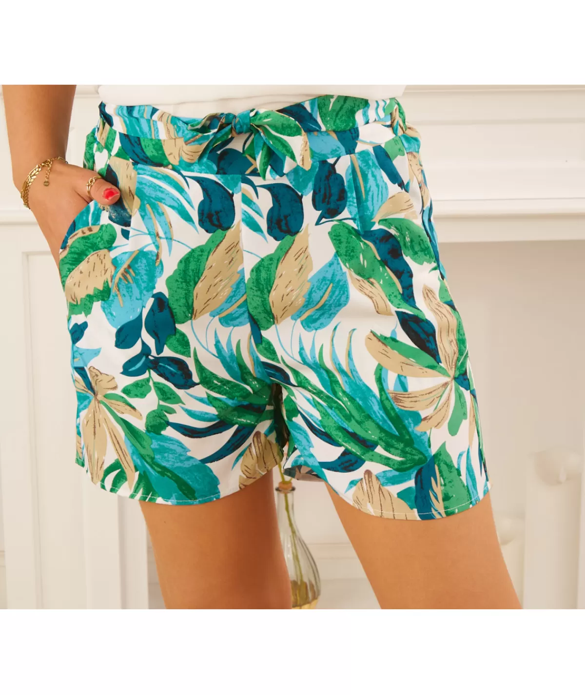 La boutique de Lilie Jupes / Shorts>SHORT MELODIE Vert