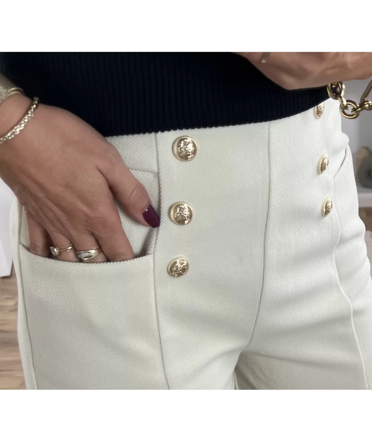 La boutique de Lilie Jupes / Shorts>SHORT SYLVAIN Beige