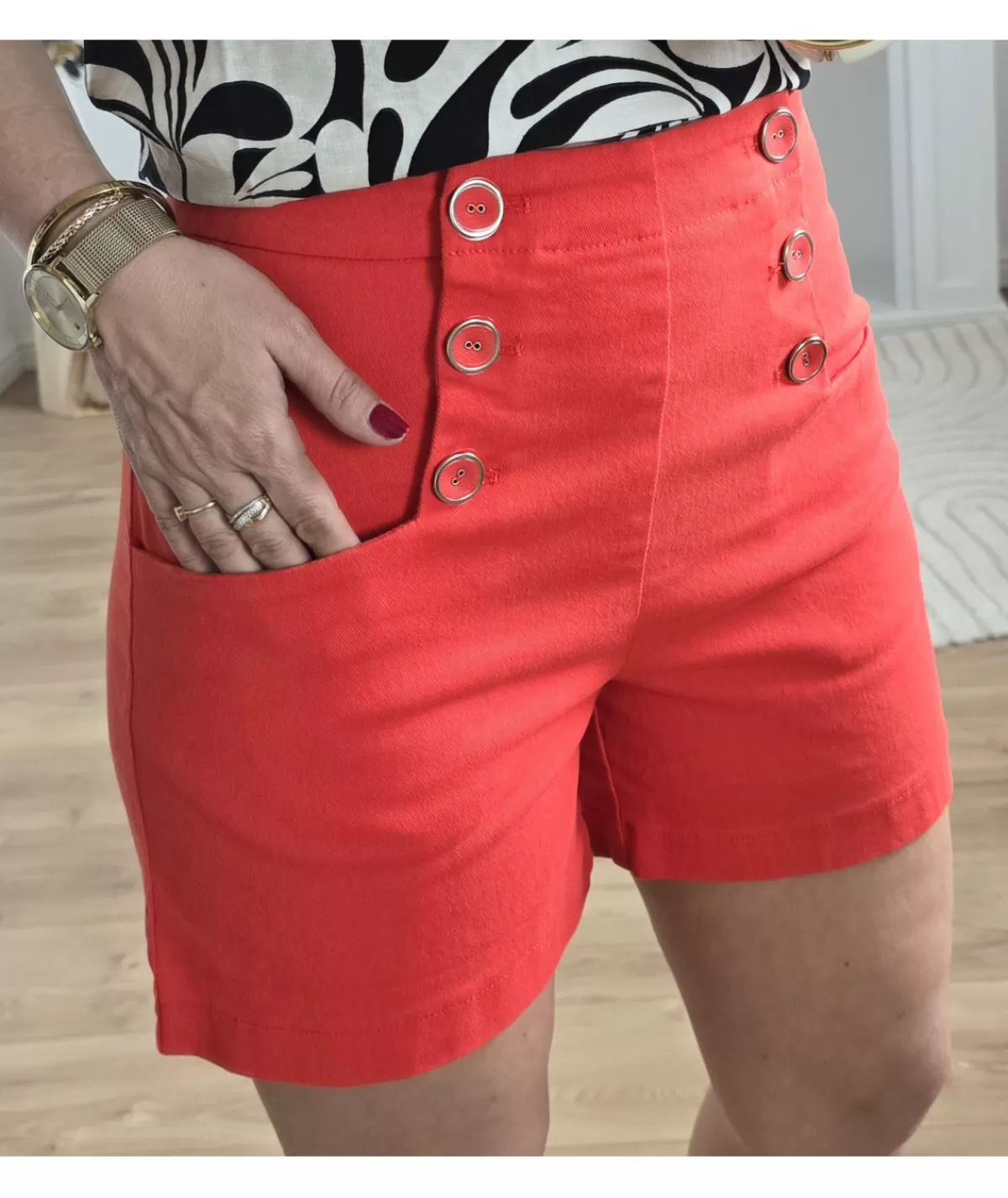 La boutique de Lilie Jupes / Shorts>SHORT THEOPHILE Rouge