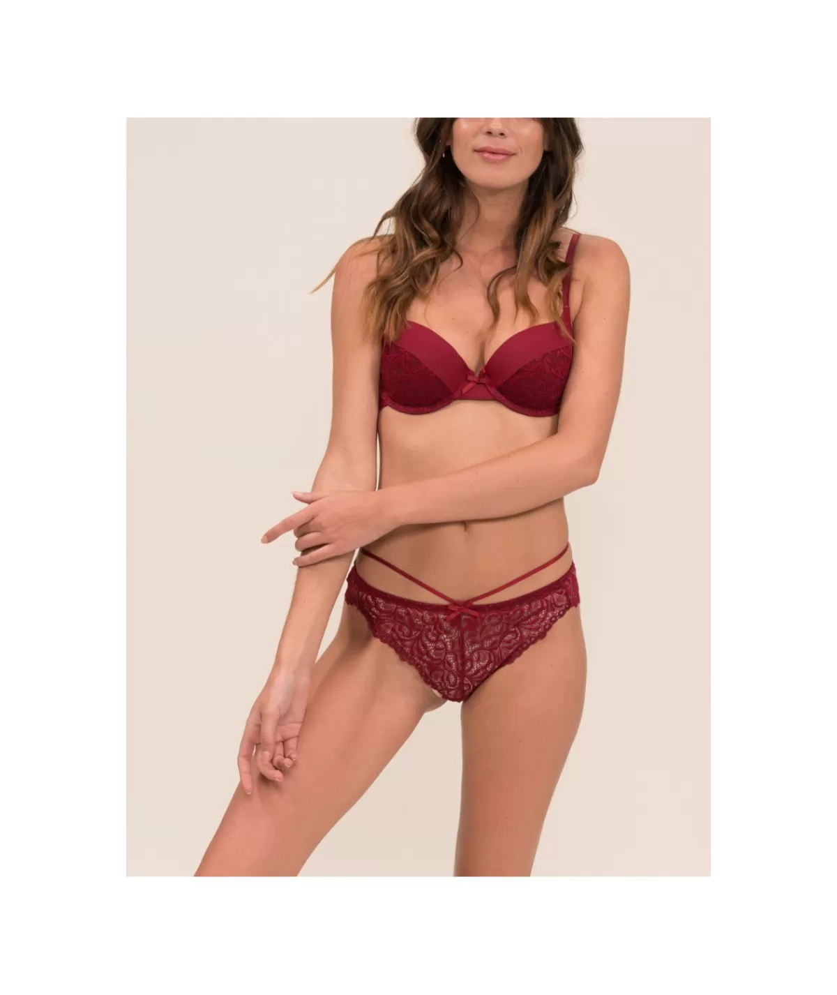 La boutique de Lilie Lingerie & Bain>SOUTIEN GORGE BRENDA Bordeaux