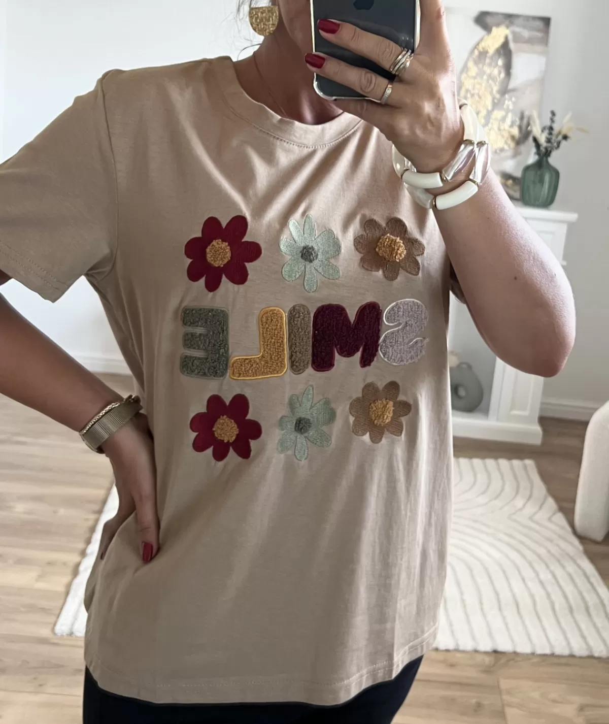 La boutique de Lilie T-shirts>TEE-SHIRT JULES Taupe