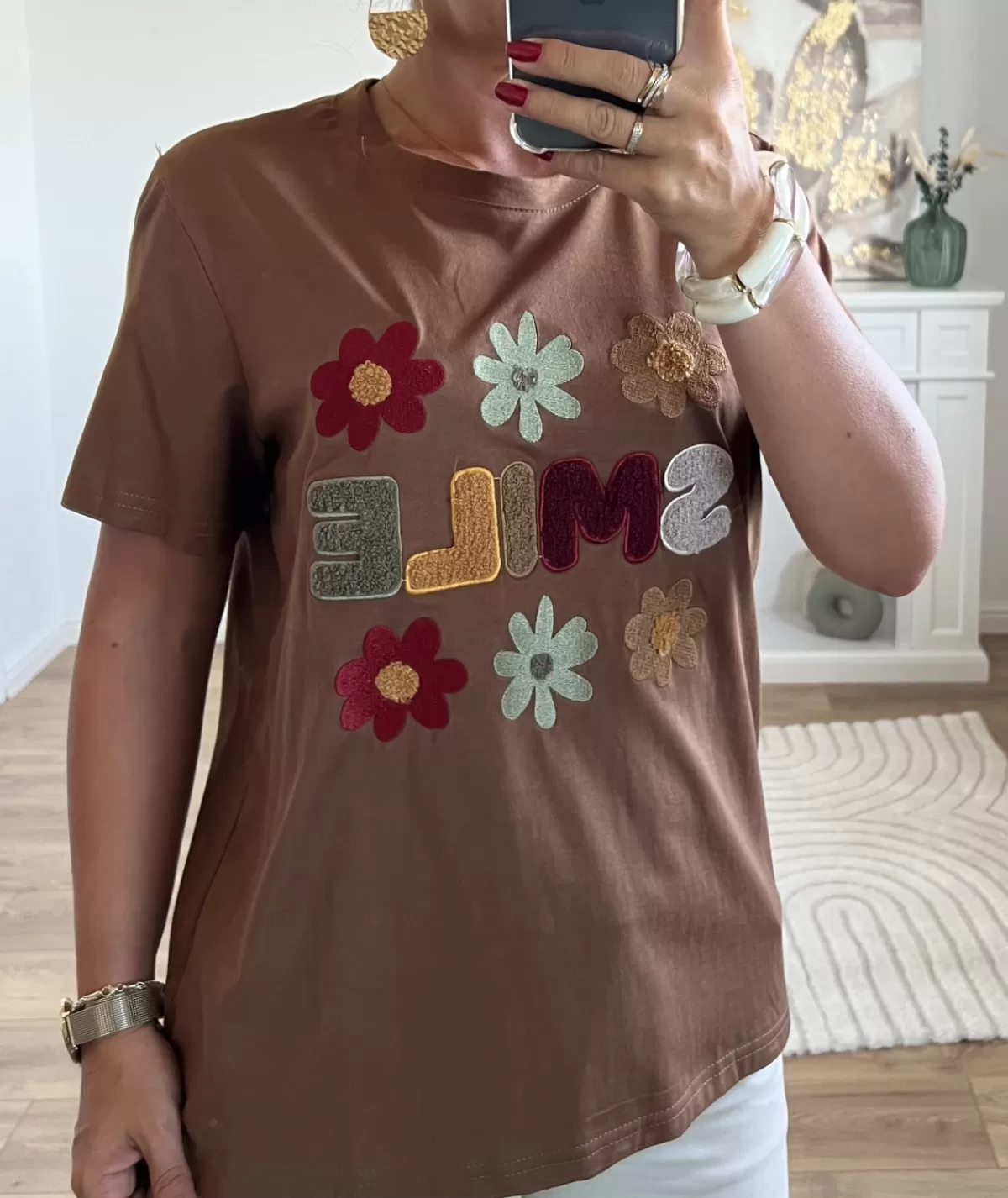 La boutique de Lilie T-shirts>TEE-SHIRT JULES Camel