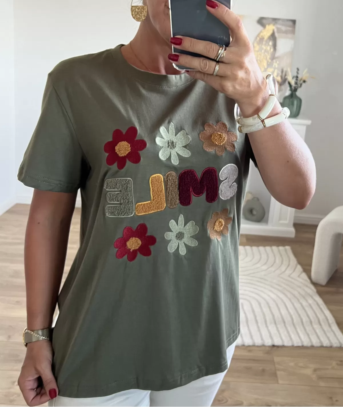 La boutique de Lilie T-shirts>TEE-SHIRT JULES Kaki
