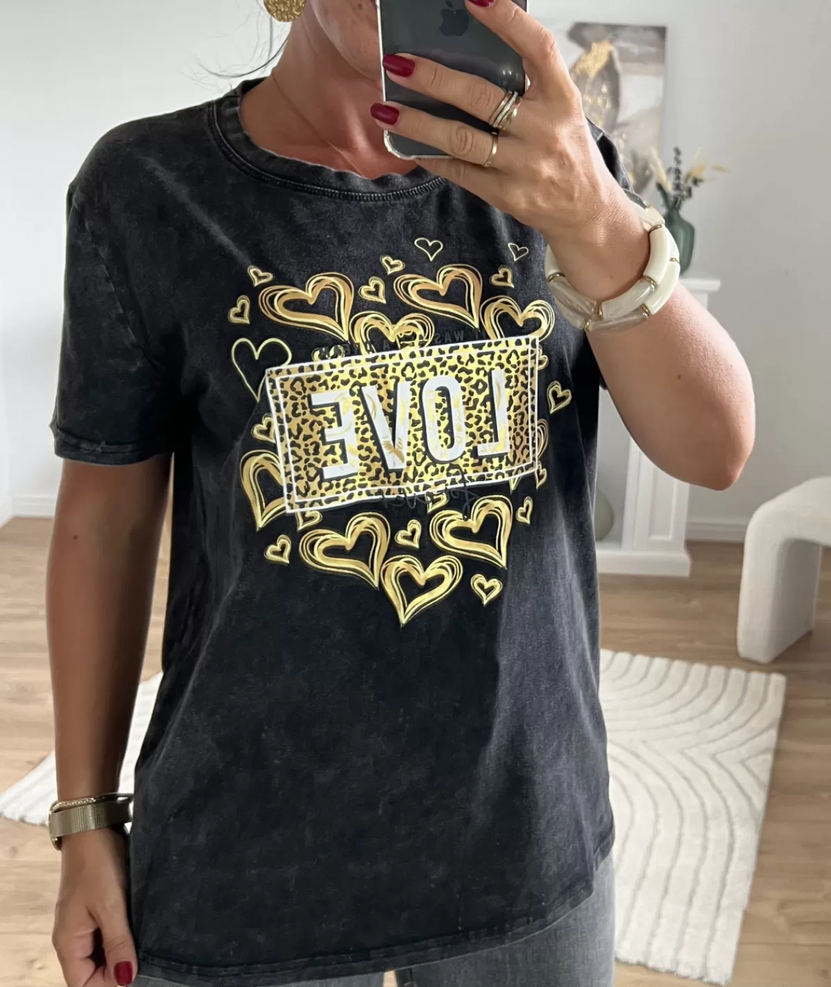 La boutique de Lilie T-shirts>TEE-SHIRT OWEN Noir