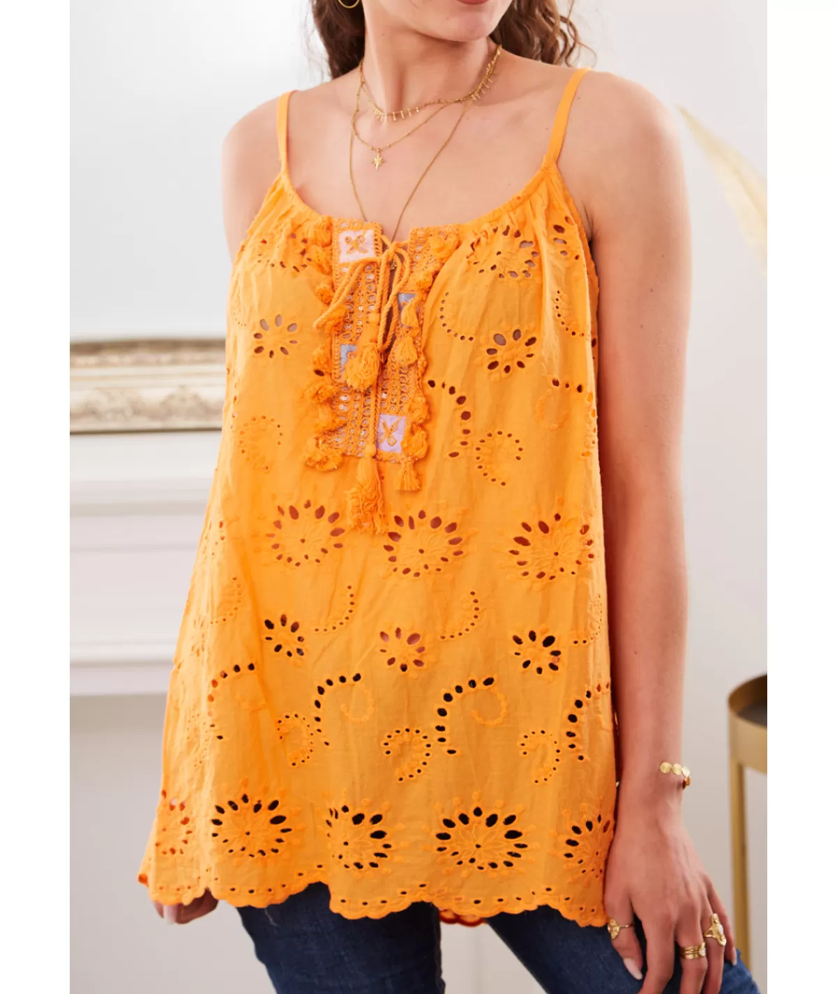 La boutique de Lilie Tops / Blouses>TOP AMELIANA Orange