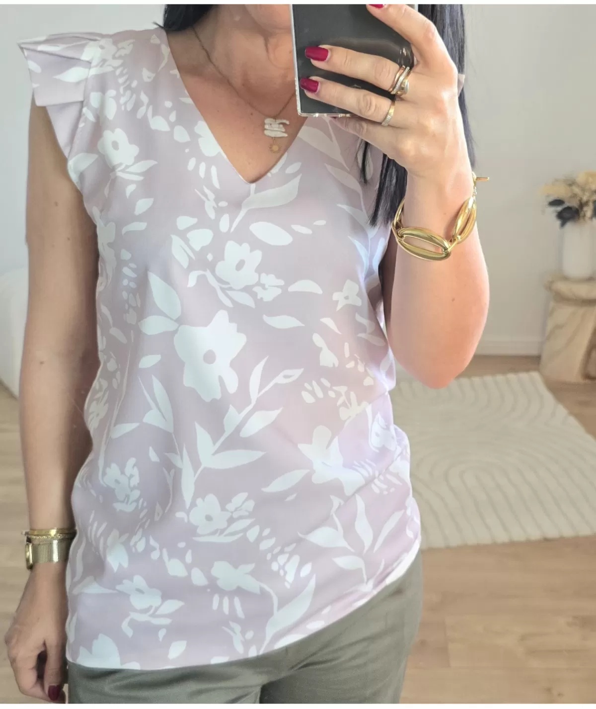 La boutique de Lilie Tops / Blouses>TOP BARBARA Blanc