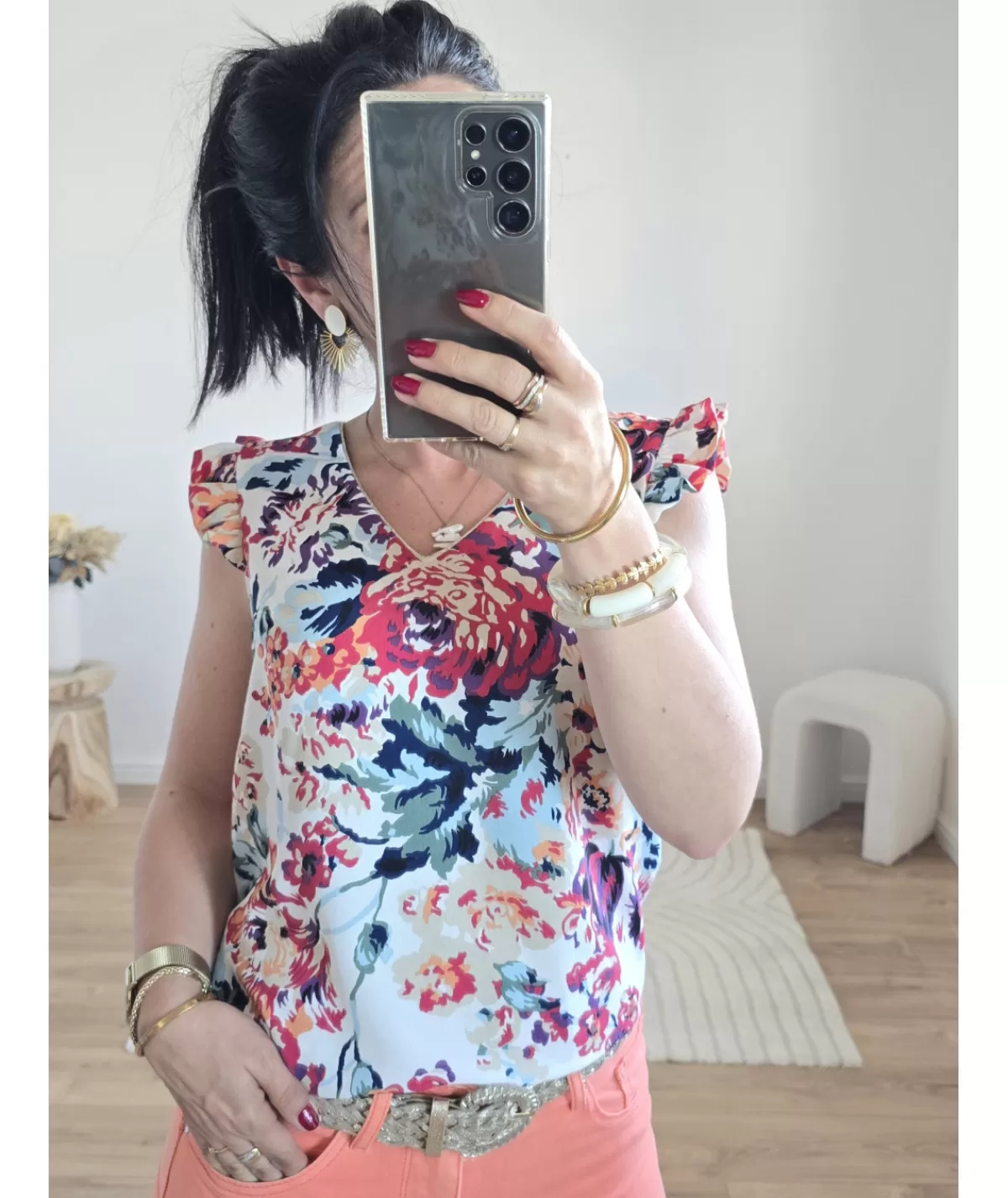 La boutique de Lilie Tops / Blouses>TOP BRIDGET Blanc