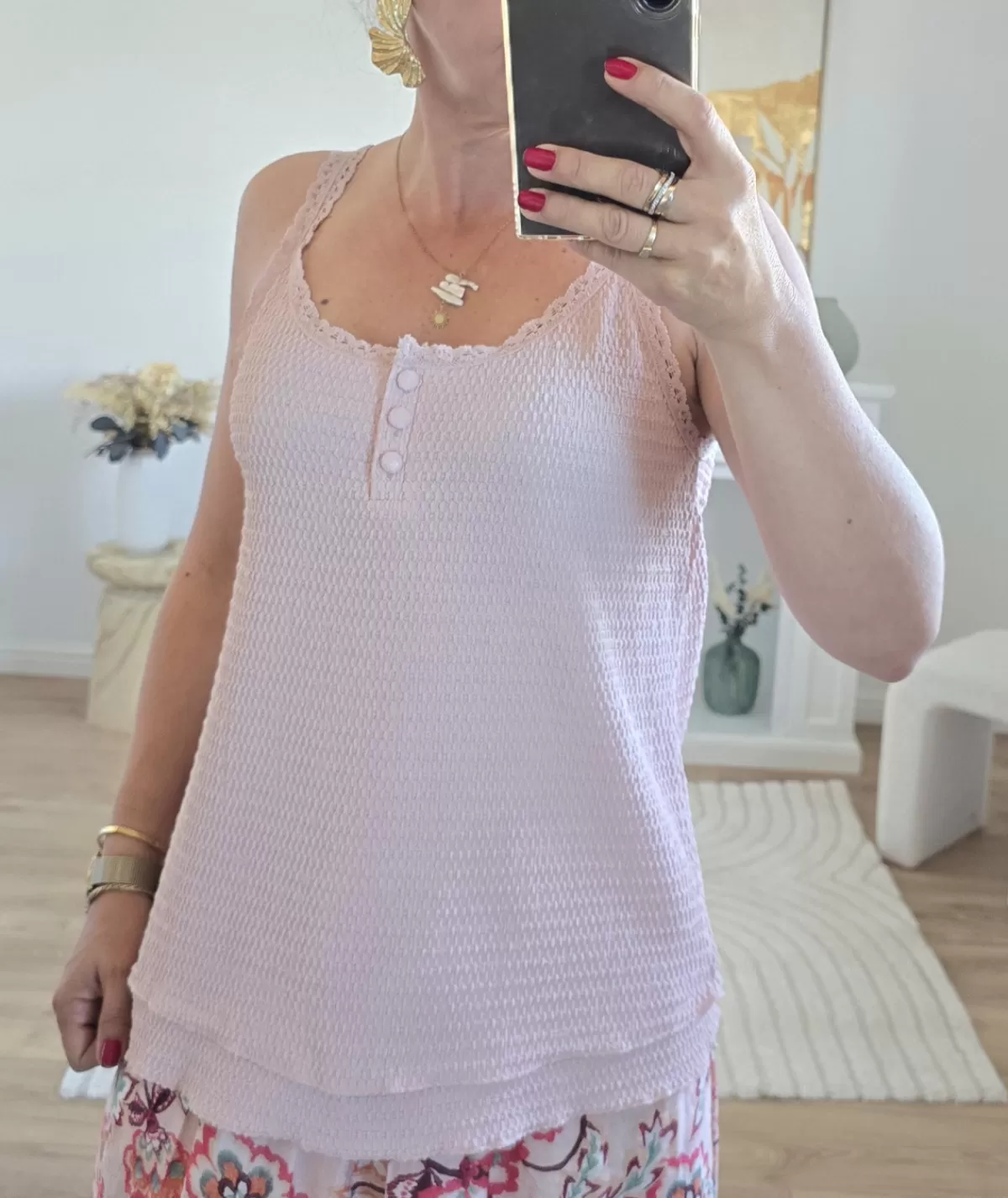 La boutique de Lilie Tops / Blouses>TOP COLINE Rose