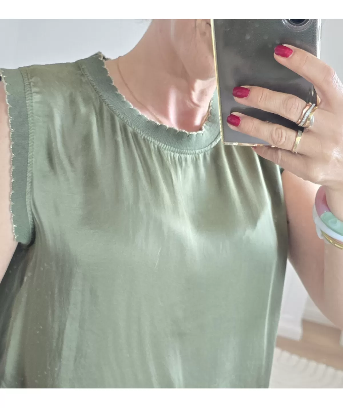 La boutique de Lilie Tops / Blouses>TOP DARYL Kaki