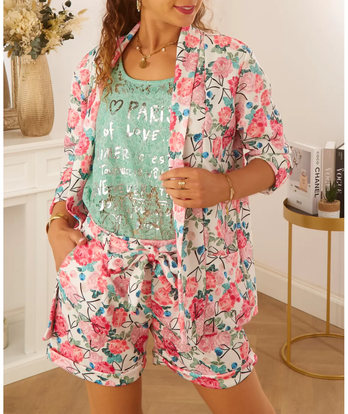 La boutique de Lilie Tops / Blouses>TOP DORIA Vertdeau