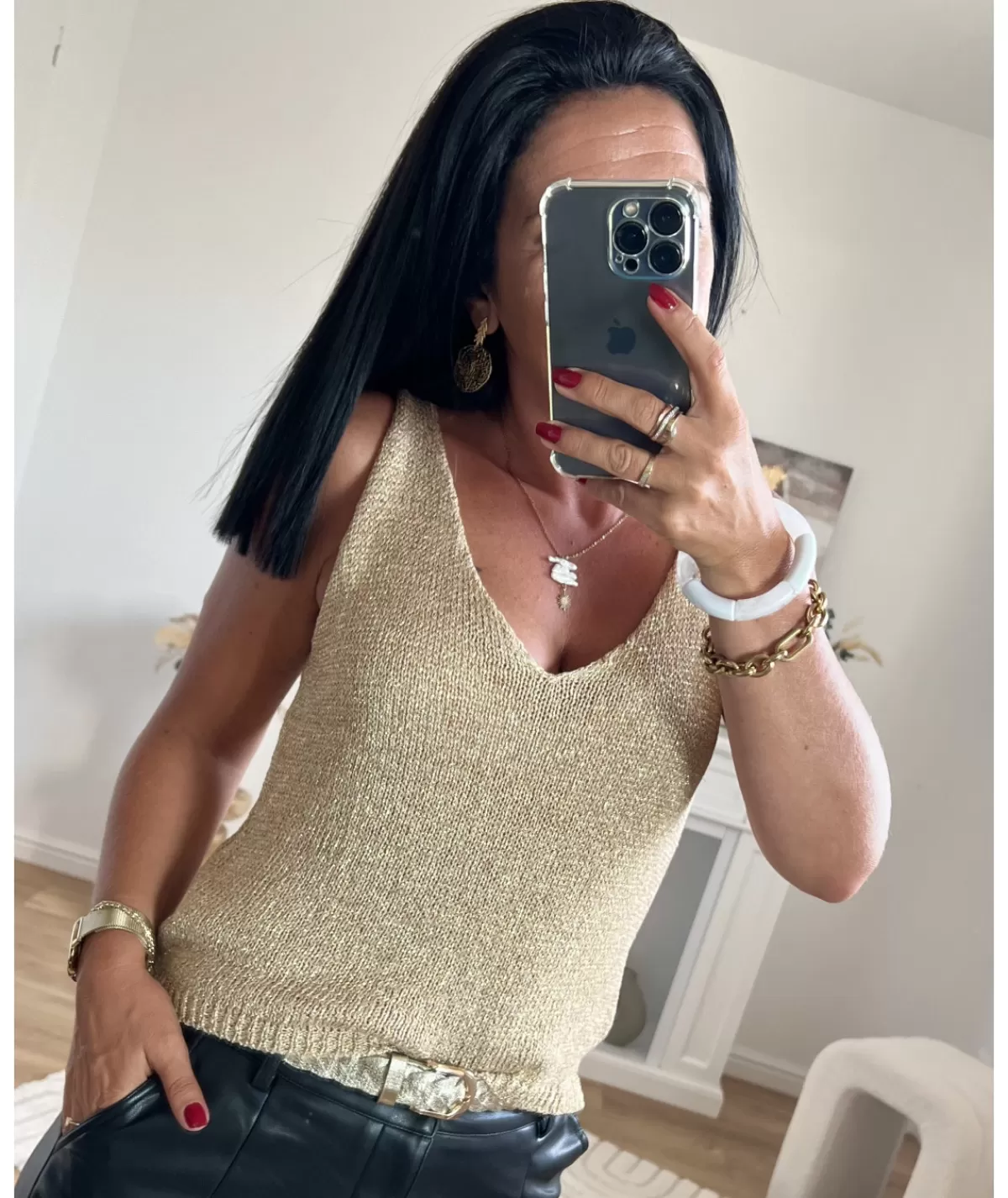 La boutique de Lilie Tops / Blouses>TOP EWENA Dore