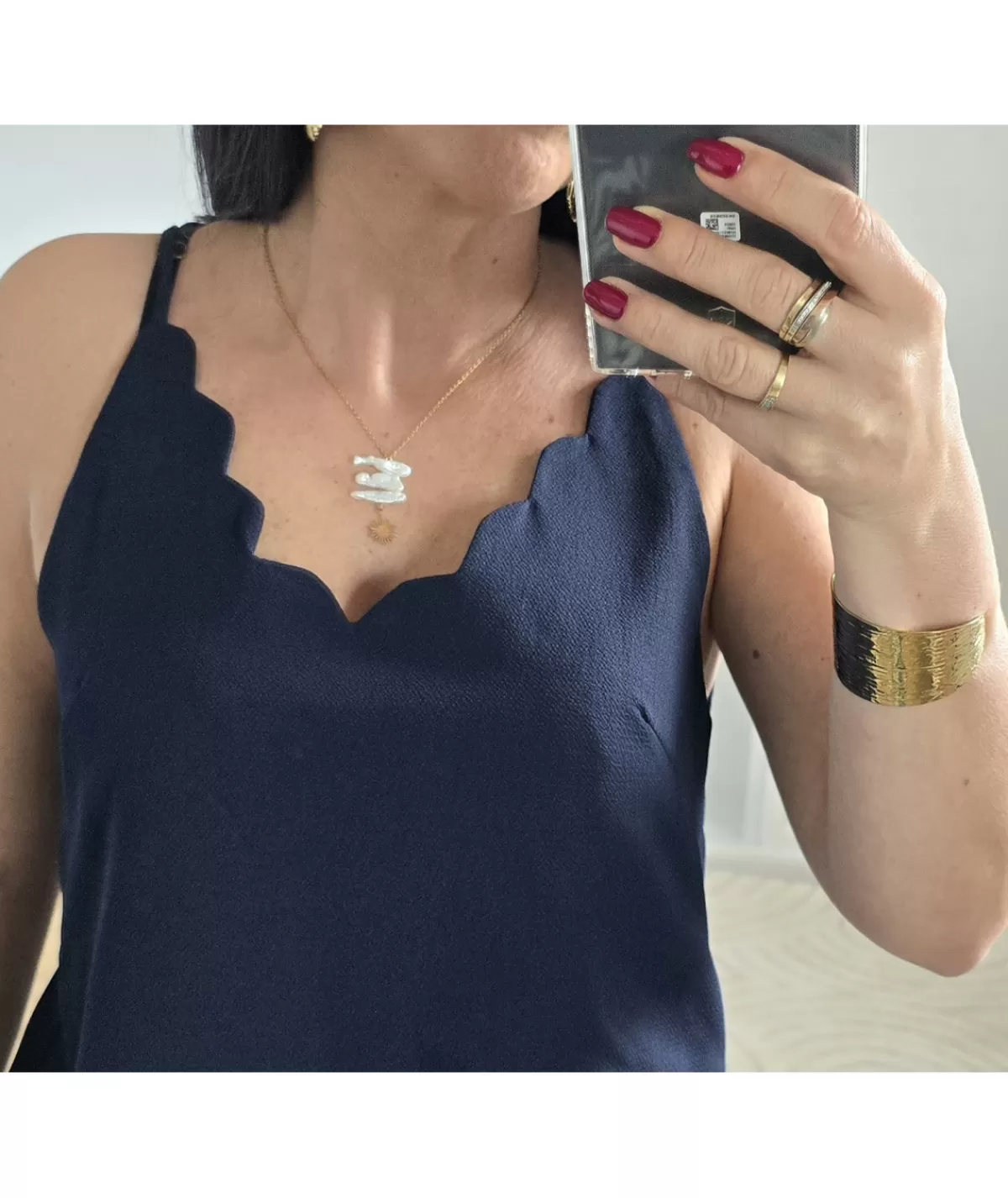La boutique de Lilie Tops / Blouses>TOP JENAH II Marine
