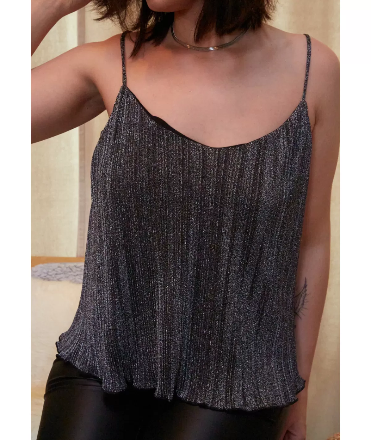 La boutique de Lilie Tops / Blouses>TOP JOSY Noir