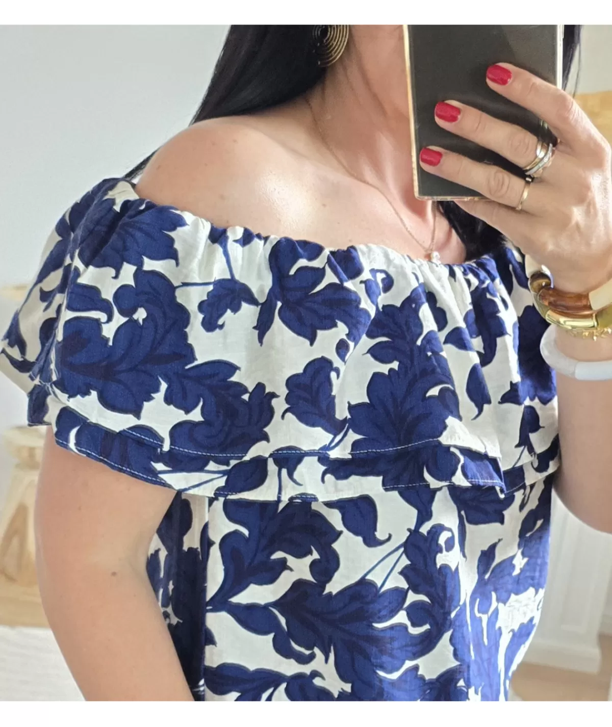 La boutique de Lilie Tops / Blouses>TOP LADISLAS Bleu