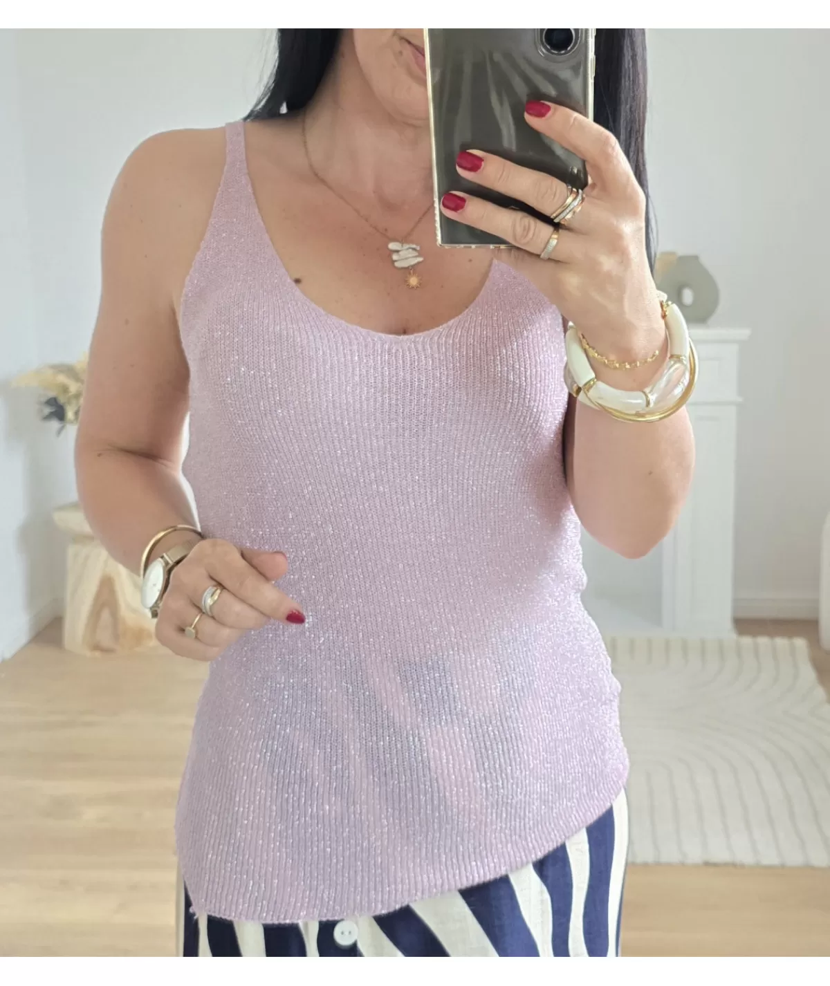 La boutique de Lilie Tops / Blouses>TOP LILWENN Rose