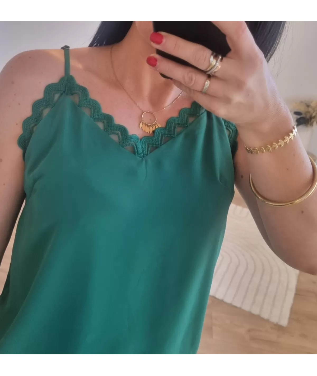 La boutique de Lilie Tops / Blouses>TOP LOLITA Vert