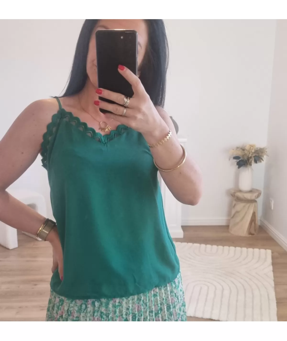 La boutique de Lilie Tops / Blouses>TOP LOLITA Vert