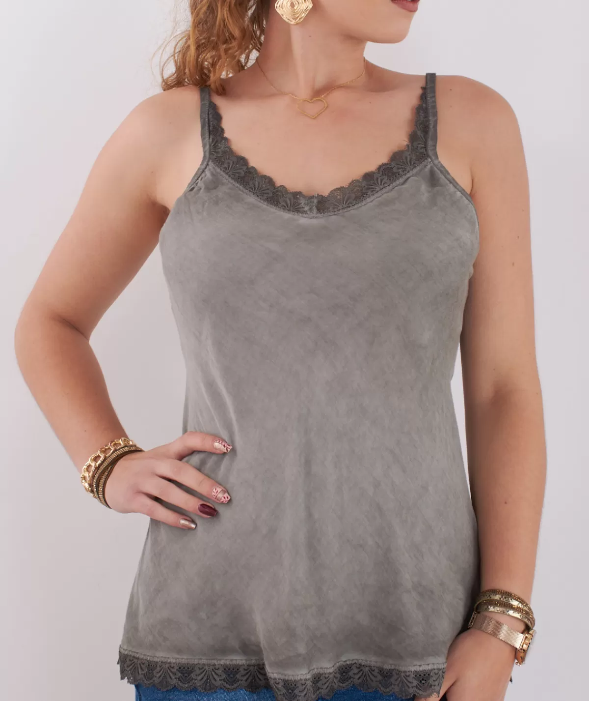 La boutique de Lilie Tops / Blouses>TOP ROXANA II Grisfonce