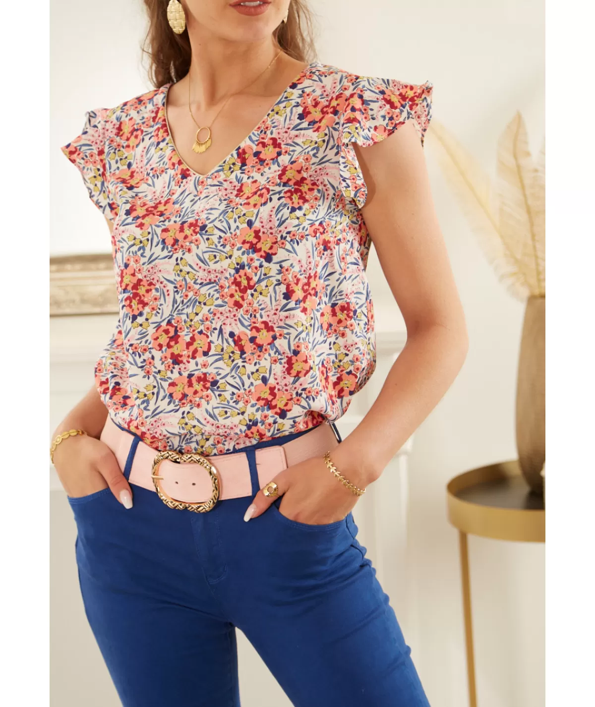 La boutique de Lilie Tops / Blouses>TOP SOPHIE Rose